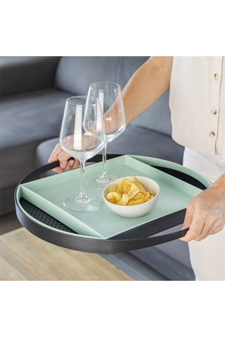 2 plateaux de service - 42 x 42 x 3 cm