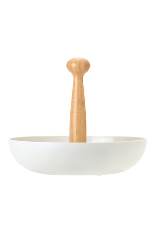 Corbeille à fruits en bambou - 25,5 x 25,5 x 21,5 cm