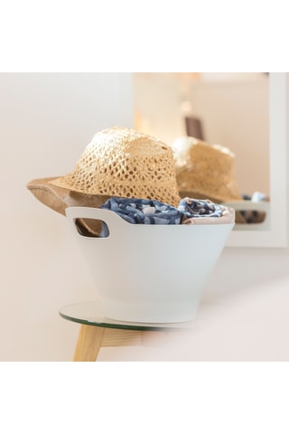 Panier rond - 31,8 cm - Gris clair