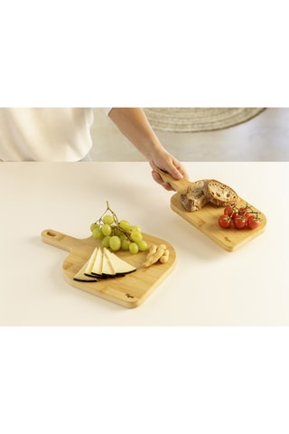 Plateau de service en bambou - 30 x 13 x 1,5 cm