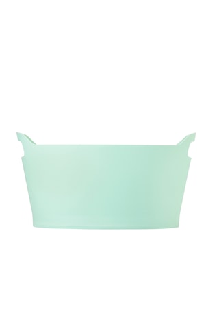 Panier ovale - 25 cm - Turquoise