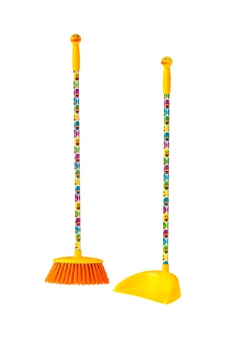 Balai et pelle pour enfant - 22 x 16 x 75,5 cm