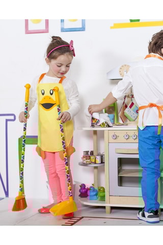 Balai et pelle pour enfant - 22 x 16 x 75,5 cm