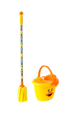 Seau et serpillère pour enfant - 25 x 19 x 71 cm