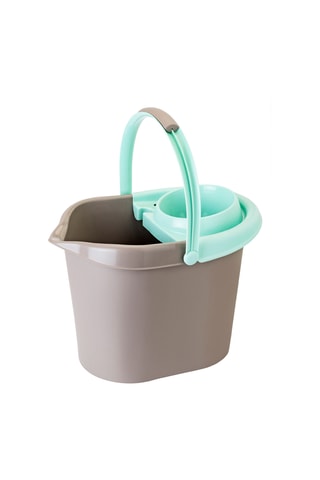 Seau rectangulaire avec essoreuse - 12 l