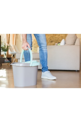 Seau rectangulaire avec essoreuse - 12 l