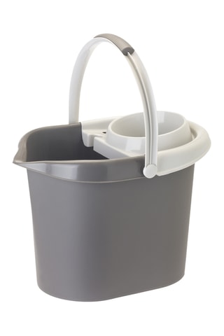 Seau rectangulaire avec essoreuse - 12 l