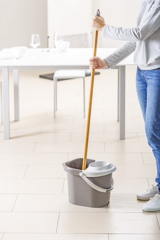 Seau rectangulaire avec essoreuse - 12 l