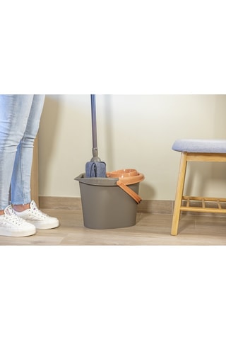 Seau rectangulaire avec essoreuse - 12 l