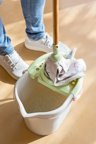 Balde retangular com escorredor - 12 l