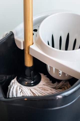 Balde retangular com escorredor - 12 l