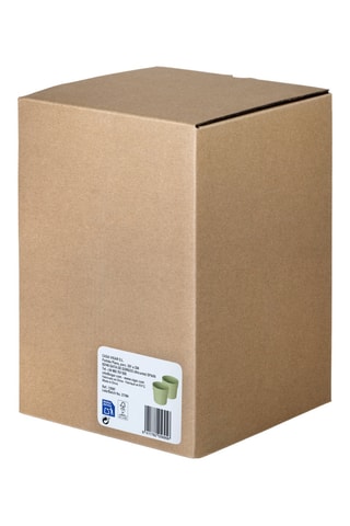 2 pots en farine de bambou - Vert