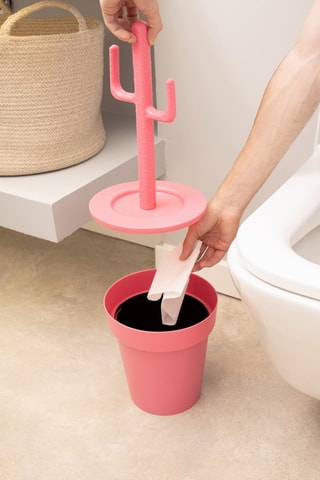 Set brosse WC - Rose