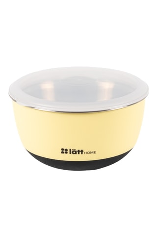 Bol en acier inoxydable avec couvercle - 19 cm