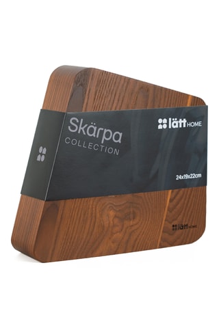 Bloc à couteaux en frêne - 22,5 x 7 x 23 cm