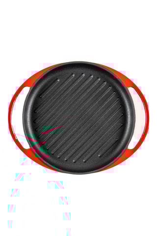 Gril en fonte émaillée - 26 x 22 cm