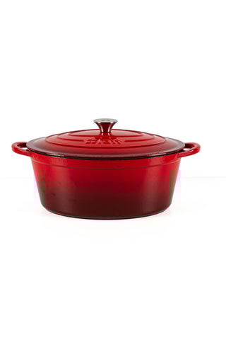 Cocotte ovale en fonte émaillée - 33 x 11 cm - 6 l