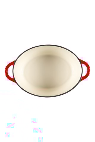 Cocotte ovale en fonte émaillée - 33 x 11 cm - 6 l
