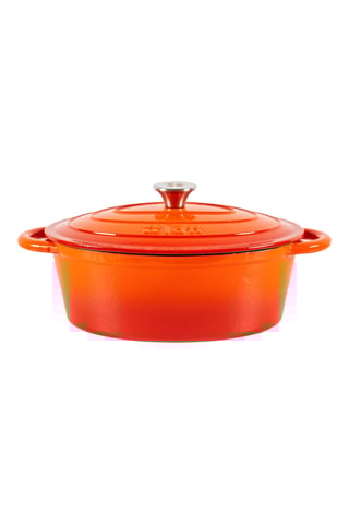 Cocotte ovale en fonte émaillée - 33 x 11 cm - 6 l