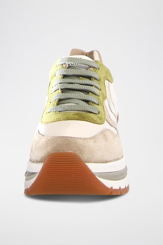 Baskets en nubuck Maran - Blanc, beige et marron