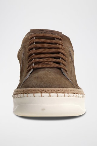 Baskets en nubuck - Noir et gris