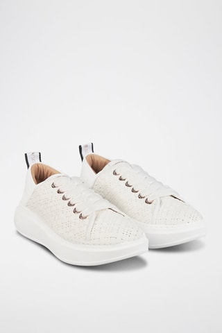 Baskets en cuir - Blanc