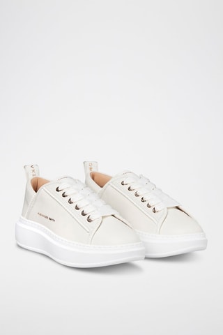 Baskets en cuir - Blanc