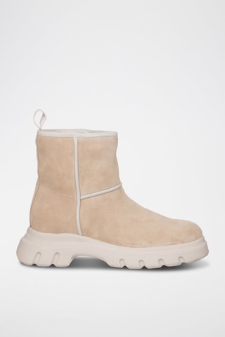 Bottines en cuir - Beige