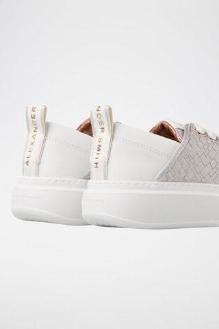 Baskets en cuir - Argenté