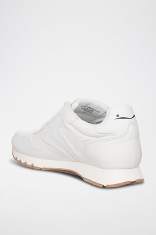 Baskets en cuir - Blanc et noir