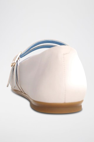 Babies en cuir nappa - Blanc