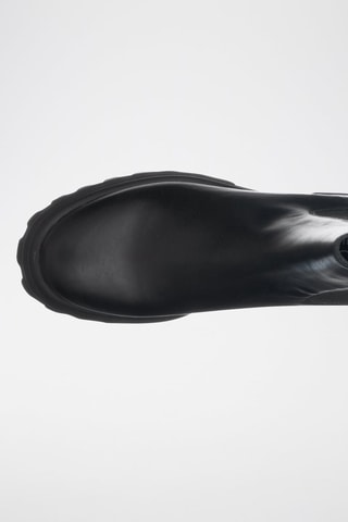 Bottines Chelsea en cuir - Noir