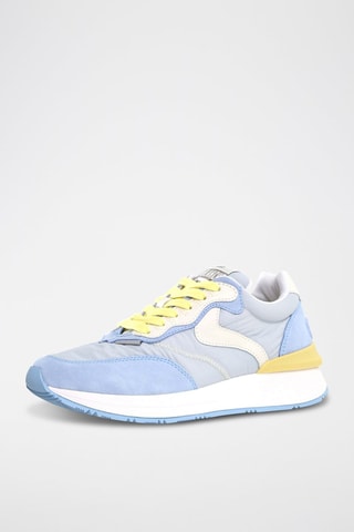 Baskets en cuir - Bleu