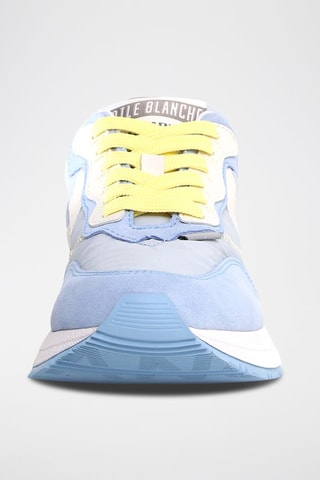 Baskets en cuir - Bleu