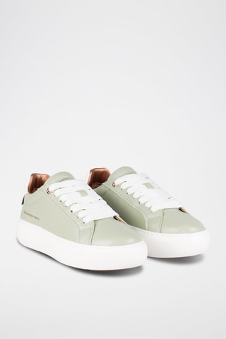 Baskets plateformes en cuir Soho - Vert
