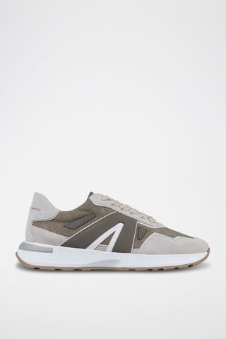 Baskets Liverpool - Blanc et marron