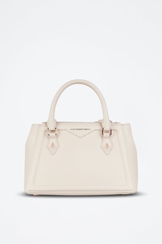 Sac à main en cuir - Beige et doré