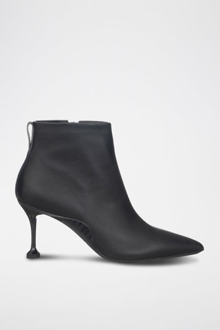 Bottines en cuir - Noir