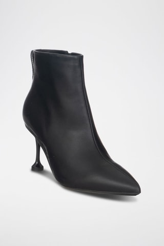 Bottines en cuir - Noir