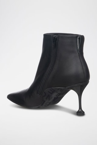 Bottines en cuir - Noir