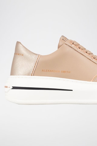 Baskets en cuir - Camel