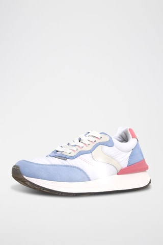 Baskets en cuir - Bleu