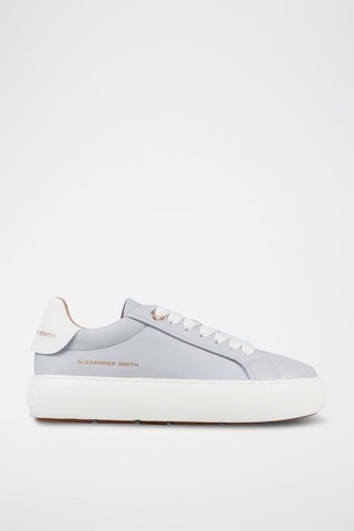 Baskets plateformes en cuir Soho - Gris