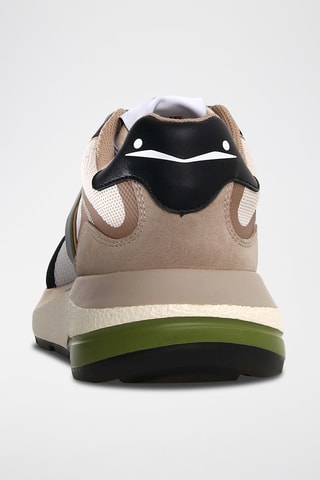 Baskets en nubuck Shine - Noir et gris