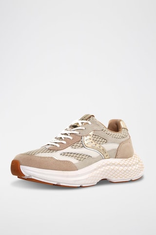 Baskets en cuir - Beige