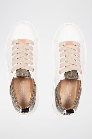 Baskets Wembley - Blanc, rose et doré