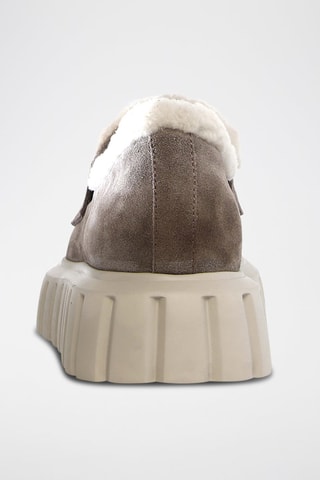 Mocassins en nubuck - Gris