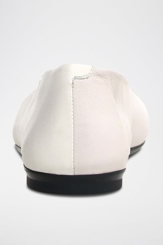 Ballerines en cuir - Blanc