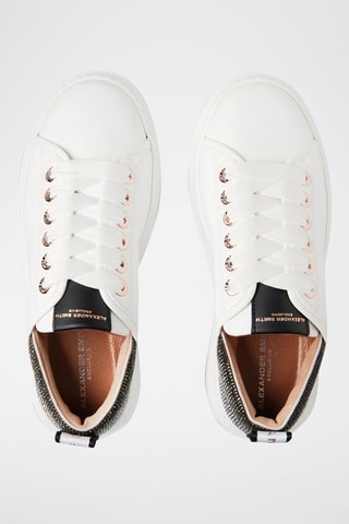 Baskets en cuir - Blanc et noir