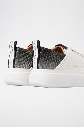 Baskets en cuir - Blanc et noir